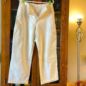 Free People wide leg ivory pants.  100% cotton. NWT